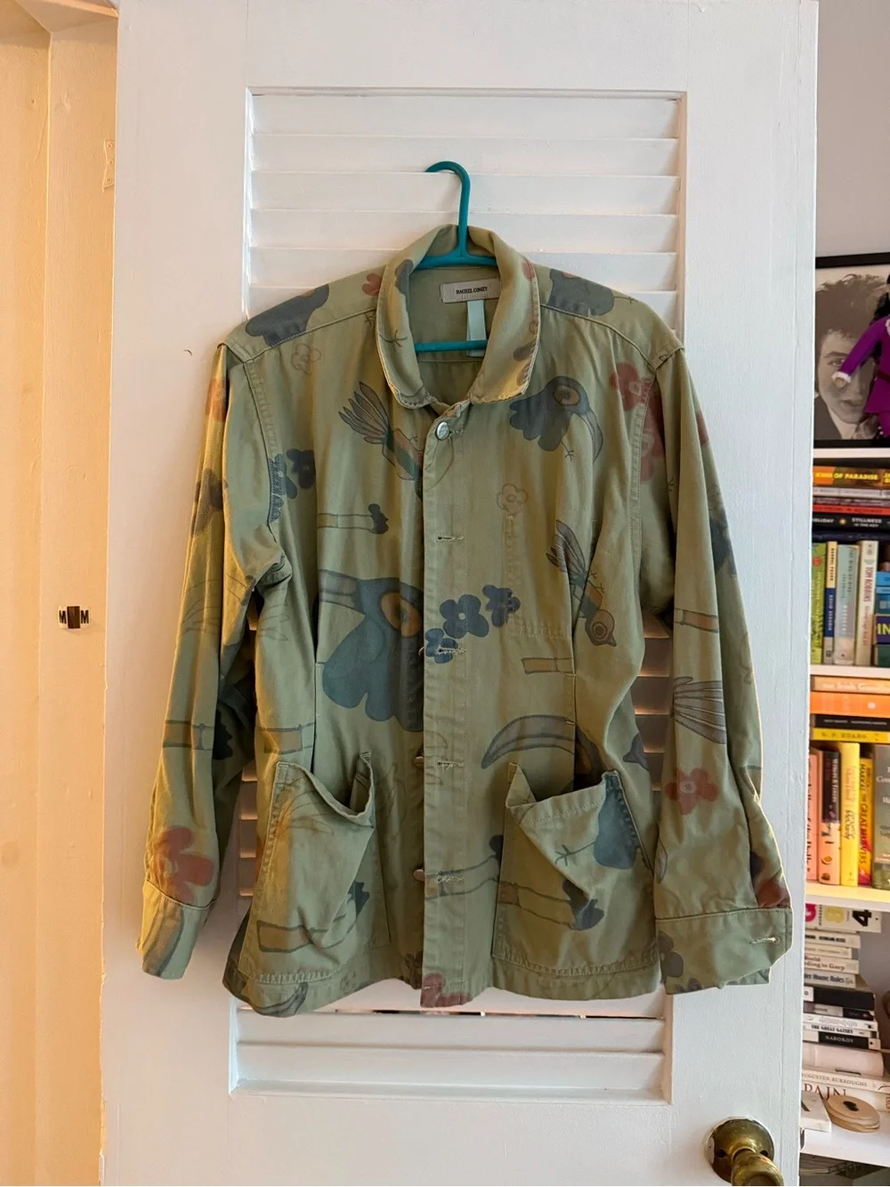 Women’s Rachel Comey Olive Green Printed Utility Jacket